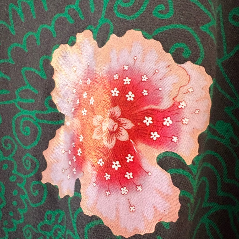 Desigual A-Line Skirt with Green and Pink Floral Design - Picture 5 of 9
